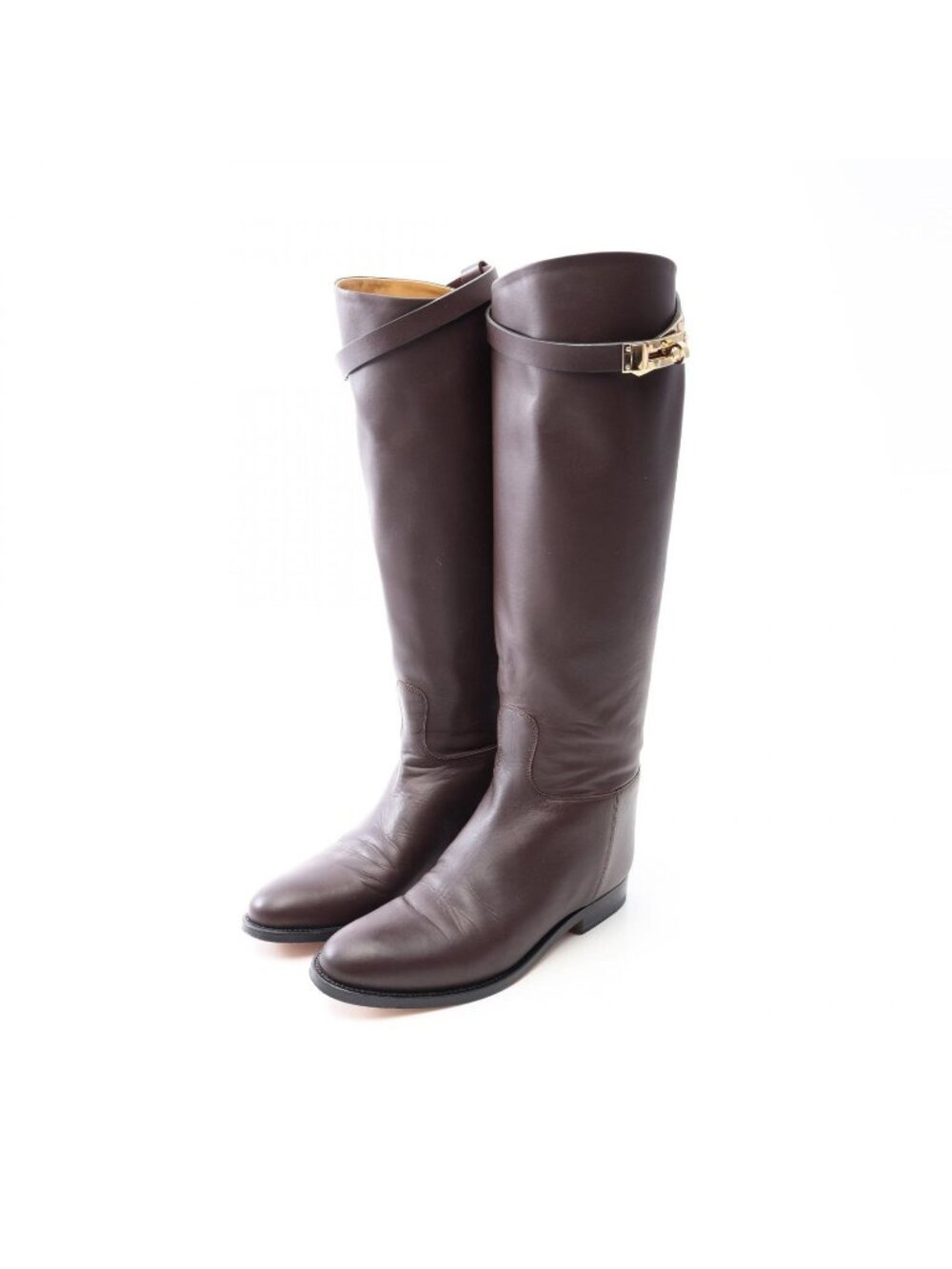 Hermes Boots Jumping Kelly Buckle Long Leather